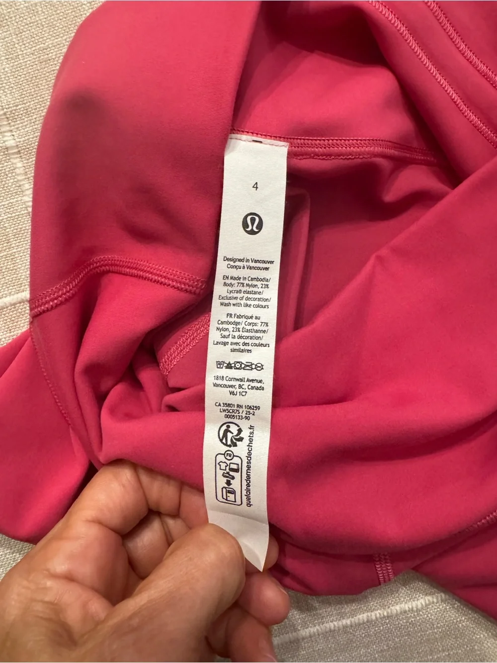 Lululemon Wunder Train High-Rise Tight 25